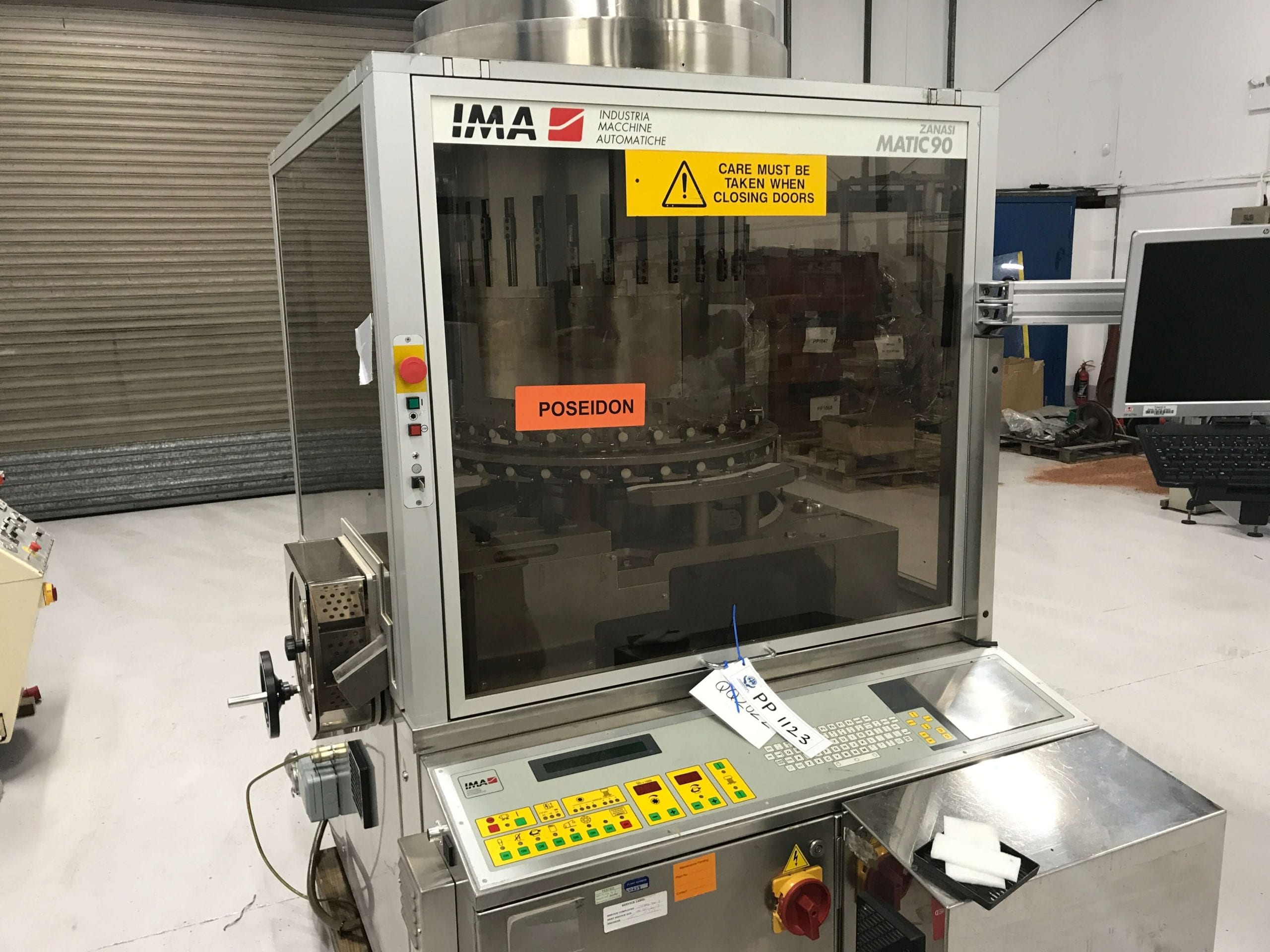 Poseidon Pharmaceutical IMA Matic 90 Capsule Filling Machine